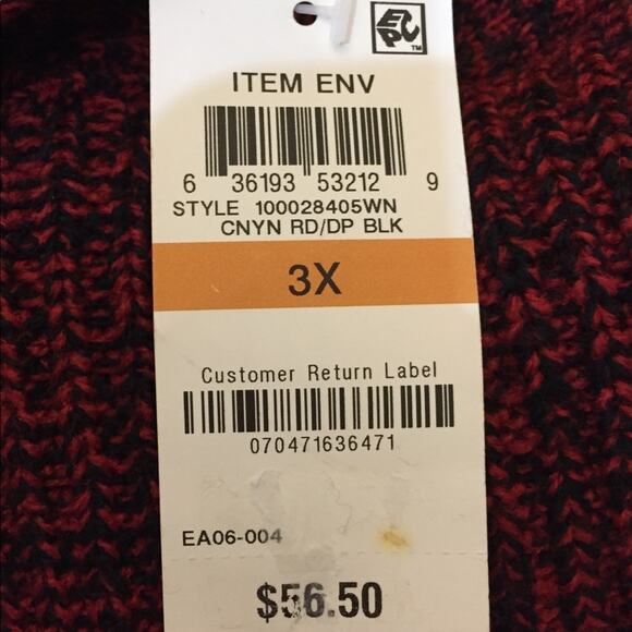 Style & Co Women's Pullover Knit Cowl Neck sweater-3X - Picture 3 of 3